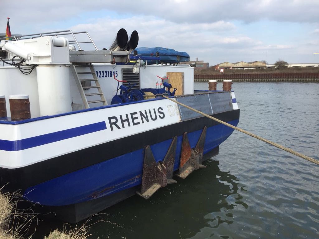 REPAREREN SCHADE rederij Rhenus schip Rhenus Dillingen